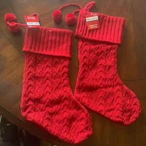 Cable Knit Christmas Stockings